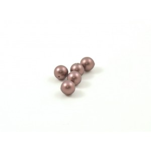 Swarovski perle (5810) ronde 6mm brun velours 